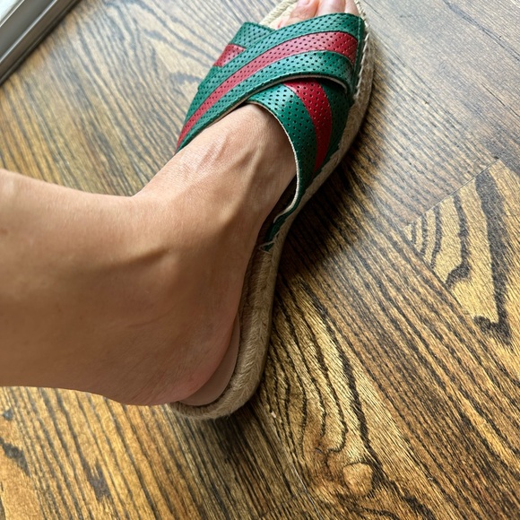 Gucci espadrille sandals 7.5 - Picture 9 of 9